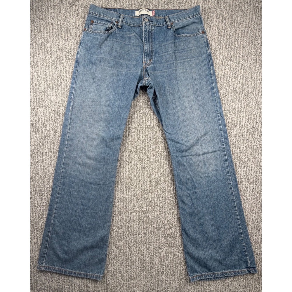Levi's 527 Bootcut Jeans Mens 36x32 Blue Slim Fit Medium Wash Denim